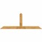 Ekena Millwork Portland Rough Sawn Timber Gable Bracket, Western Red Cedar, 96"W x 36"H x 2"D x 6"F, 9/12 Pitch GBW096X36X0206POR00RWR - alternate 1